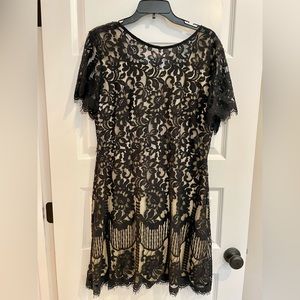 Black Lace Cocktail Dress